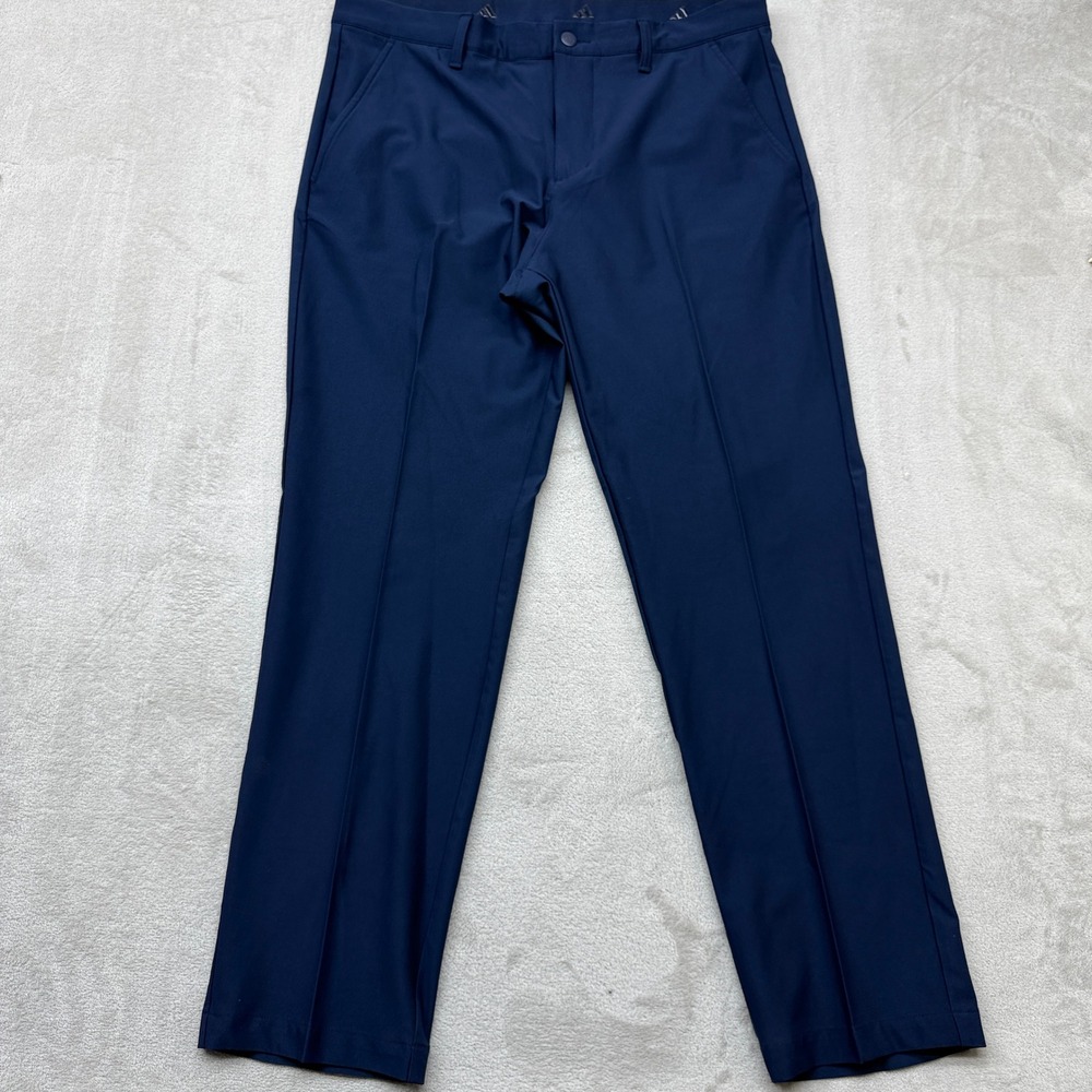Adidas Pants Mens 34x32 Navy Blue Ulitmate 365 Golf Performance Athletic Chino